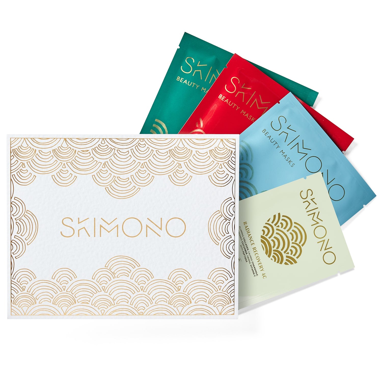 Skimono Super Indulgence Set: Face, Eye, Foot & Hand Masks (4 Pack)